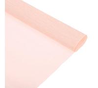 Rebower Hojas de papel crepé, rollo de papel crepé de 20 pulgadas de ancho y 2.4 m de largo, color champán claro, [para hacer flores de papel, bricolaje, papel de regalo, manualidades, serpentinas de