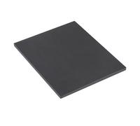 Rebower Tabla De PVC Expandido De 8 Mm De Grosor 130x180mm Lámina De Espuma Plástica Rígida Ligera [Para Artesanías Señalización Exhibiciones Impresión Digital Pantalla] - Negro/ 1 Pieza