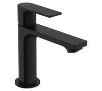 Rebris E Grifo de lavabo E110 (Negro, Caudal de agua: 5 l/min, Equipamiento del grifo: Barra de tracción)