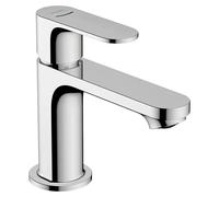 hansgrohe Rebris S grifo de columna 80 con maneta, conexiÃ³n de agua frÃa, sin desag&uumle automÃ¡tico, proyecciÃ³n 121 mm, 72503, Color: cromado - 72503000