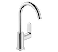 Rebris S Grifo de lavabo (Cromo, Brillante)