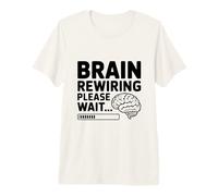 Recableado Cerebral, por Favor, Espere... Mindfulness Humor Camiseta Premium