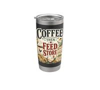 Recados del país de la tienda de café y alimentación Vaso térmico de acero inoxidable de doble pared
