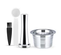 RECAFIMIL Almohadillas de café reutilizables para máquinas Kfee, cápsulas de café recargables de acero inoxidable, compatibles con máquinas K FEE, Tchibo Cafissimo y Caffitaly