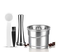 RECAFIMIL Cápsulas de café reutilizables Cápsulas de café recargables de acero inoxidable compatibles para ILLY X7/Y3/Y5 cafetera (1 cápsula con manipulación)