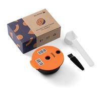 RECAFIMIL Filtro de café reutilizable, cápsulas de café recargables pods cápsulas reutilizables de plástico PP accesorio para cafetera Bosch Tassimo (200 ml)
