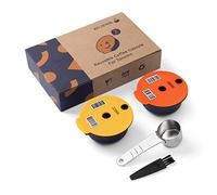 RECAFIMIL Filtro de cápsulas de café, Yb01, reutilizable para Tassimo, 180 ml O+220 ml Y+cuchara de plástico, dispositivos compatibles, cafetera, 1 unidad