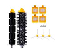 Recamania 4 filtros HEPA, 3 Cepillo Lateral, 3 aspas, 1 Pack Rodillos centrales Compatible con ROOMBA Serie 700