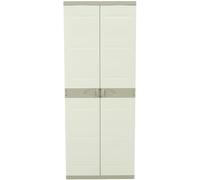 Recamania Armario Escobero 70 cm Titanium - Mueble Auxiliar Alto 176x70x44 cm - Multiusos para Limpieza