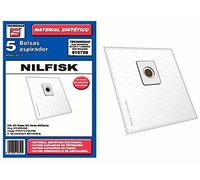 Recamania Bolsa Sintetica Aspirador compatible con Nilfisk Elite 915759 Pack 5 Unidades