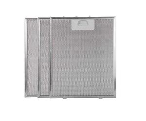 Recamania Filtro Metálico Campana Extractora Compatible con Teka 40472918 320x260 mm Antigrasa Pack 3 Unidades