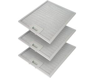 Recamania Kit de 3 unidades. Filtros de aluminio para campanas extractoras de 267 x 305 x 9, compatibles con el modelo "Elica"