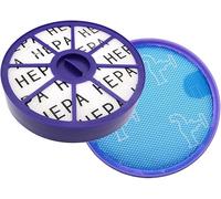 Recamania Kit Filtros HEPA delantero y trasero para Dyson DC19, DC20, DC21, DC29 - Diámetros: 152mm y 153 mm - Filtros de papel para aspiradora compatible con DYSON