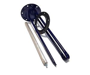 Recamania Portavainas + Junta + Anodo para Termo para FAGOR, para Aspes, para Edesa | Medidas portavainas: 440mm, junta ∅ 165mm, ánodo ∅ 22x440mm