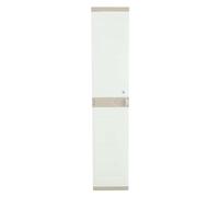 Recamania Taquilla de plástico Color Beige con Llave, Colgador, 2 baldas Regulables | Medidas: 176x41x35 cm