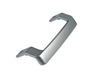 Recamania Tirador de puerta para nevera y congelador adaptable BEKO 4900061200 4900060500 4872691600 - Color plateado - Longitud 26 cm | Distancia entre tornillos 23cm