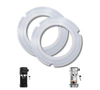 RECAMAT® 2 Juntas Portafiltro Silicona para Cecotec Cafelizzia Cumbia | Compatible con Cafelizzia Cumbia 790, 890, Pro, Steel, Duo, Shiny y Fast
