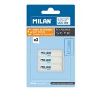 MILAN BLISTER 3 GOMAS DE RECAMBIO PARA AFILABORRA STICK