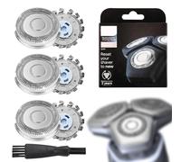 Recambio afeitadora SH71/52 compatibles con Philips serie 7000/5000, S5830, S6600, S6800, 3 Recambio Cuchillas maquina de afeitar hombre, recambios afeitadora Adecuado para afeitado húmedo y seco