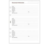 RECAMBIO AGENDA FINOCAM R1051 OPEN 1000 155x215 DIRECCIONES PROFESIONALES 50h