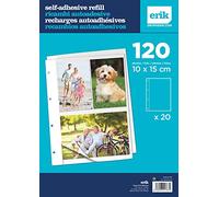 Recambio albúm de fotos adhesivo, 20 páginas adhesivas - Ideal para albúm fotos autoadhesivo