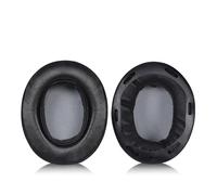 Recambio Almohadillas Orejeras Cojín para Sony MDR-1R MK2 1RBT 1ADAC MDR-1A 1ABT Heaphone Cuero Almohadilla Auricular Cubierta (Negro)