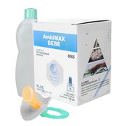 Recambio Ambimax Ambientador fragancia Bebe Plus 100ml 30 días de duración, 150m2 de cobertura, infantil y neutralizador de malos olores, para guarderías y parques infantiles (NO INCLUYE APARATO)