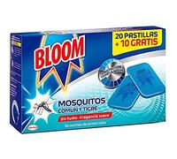 Recambio Bloom Eléctrico Pastillas contra mosquitos común y tigre