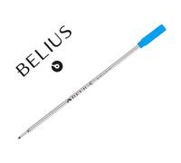 Recambio Boligrafo Belius Con Rosca Azul Caja 3 Unidades