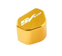 Recambio botón commutador moto Para SV650 SV650X SV650S Botón De Interruptor Motocicleta Aluminio CNC Tapa Llave Del Intermitentes(YELLOW)