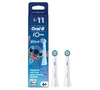 Oral-B iO Kids Disney Stitch Cabezales De Recambio Para Niños +6 Años, Pack de 2 Recambios Originales Para Cepillos De Dientes Eléctricos Oral-B iO Kids, Suave Con Dientes y Encías Inestables