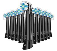 Recambio Cepillos Compatible con Oral B IO 2/3/4/5/6/7/8/9/10 Cepillos Eléctrico, Cerdas Medianas Cabezales Compatible con Oral B IO (12 Negro)