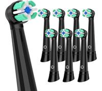 Recambio Cepillos Compatible con Oral B IO Cepillos Eléctrico, Cabezales Compatible con Oral B IO 2/3/4/5/6/7/8/9/10 Cuida tus Dientes y Encías (8 Negro)