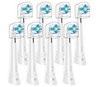 Recambio Cepillos Compatible con Oral B IO Cepillos Eléctrico, Cabezales Compatible con Oral B IO 2/3/4/5/6/7/8/9/10 Cuida tus Dientes y Encías (8 Blanco)