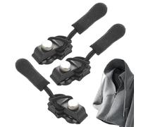 Recambio Corredera Cremallera - Juego 3 Piezas Tirador Universal | Correderas Metálicas de Alta Resistencia para Reparación de Cremalleras - para Botas Maletas Mochilas Tiendas de
