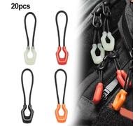 Recambio Cremallera para tpu para Camping Recambio Cremallera | Fluorescencia verde para en oscuridad, localización rápida, ideal noche, 5cm longitud, varios colores(Red)