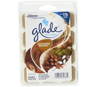 Recambio de ambientador Glade Wax Melts Cashmere Woods, 0,4,26 onzas, paquete de 11 unidades