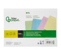 Recambio liderpapel a4 100 hojas 100g m2 pauta 3,5mm con margen 4 taladros - RA11