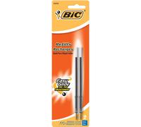 Recambio de bol grafo BIC para cuerpo ancho/Velocity/Clear Click, punta mediana, paquete de 2, azul - MRC21-B-BLU