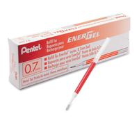 Recambio de bol grafo de gel l quido Pentel EnerGel de 0,7 mm - Punta de 0,70 mm - Tinta roja - 1 unidad