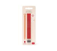 Energía - Recambio bolígrafo de gel rojo, punta 0,7 mm, juego de 3 piezas ㅤ