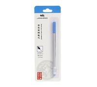 Recambio de bolígrafo de gel de 0 mm de 5 mm, tinta azul/negra, punta media, suave para escribir, secado rápido