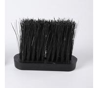 Recambio de cabezal de cepillo de repuesto para escoba de chimenea con mango de plástico, cerdas de pelo de sisal que proporcionan un rendimiento superior de limpieza del hogar (S)