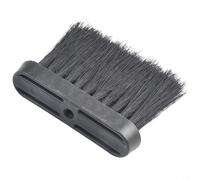 Recambio de cabezal de cepillo de repuesto para escoba de chimenea con mango de plástico, cerdas de pelo de sisal que proporcionan un rendimiento superior de limpieza del hogar (L)