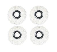 Recambio de cabezal de fregona universal con rotación de 360°, microfibras redondas de 16 mm, herramienta de limpieza for el hogar, accesorios for mopa de suelo.(4 pcs)