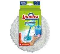 Recambio de Cabezal de fregona giratoria Spontex Full Action Corner System | Llega a Las Esquinas más estrechas| Limpia Suelos laminados, de Madera y de baldosas