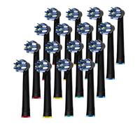 Recambio De Cabezales De Cepillo De Dientes, Compatible Con Oral B Braun Pro 500/1000/1500/3000/3757/5000/7000/7500/800, Boquillas De Cabezal De Cepillo For OralB(16pcs Black)