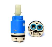 Recambio de cartucho cerámico para grifo de 25mm, cartuchos cerámicos monomando, cartuchos cerámicos de disco de válvula para fregadero de cocina baño ducha