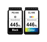 Recambio de Cartucho de Tinta Compatible PG445 CL446 para PG 445 CL 446 XL PG-445 para Impresora MX494 2440 2540 2940 2540S IP2840(1BK 1COLOR)