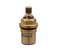 Recambio de cartucho para grifo, Cartucho de grifo Válvula Latón Cerámica Disco Inserto Glándula Cuarto vuelta 1/2 Multicolor(Blu)